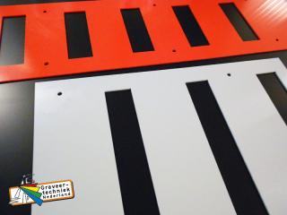 PVC beschermplaten bv voor een elektriciteitskast